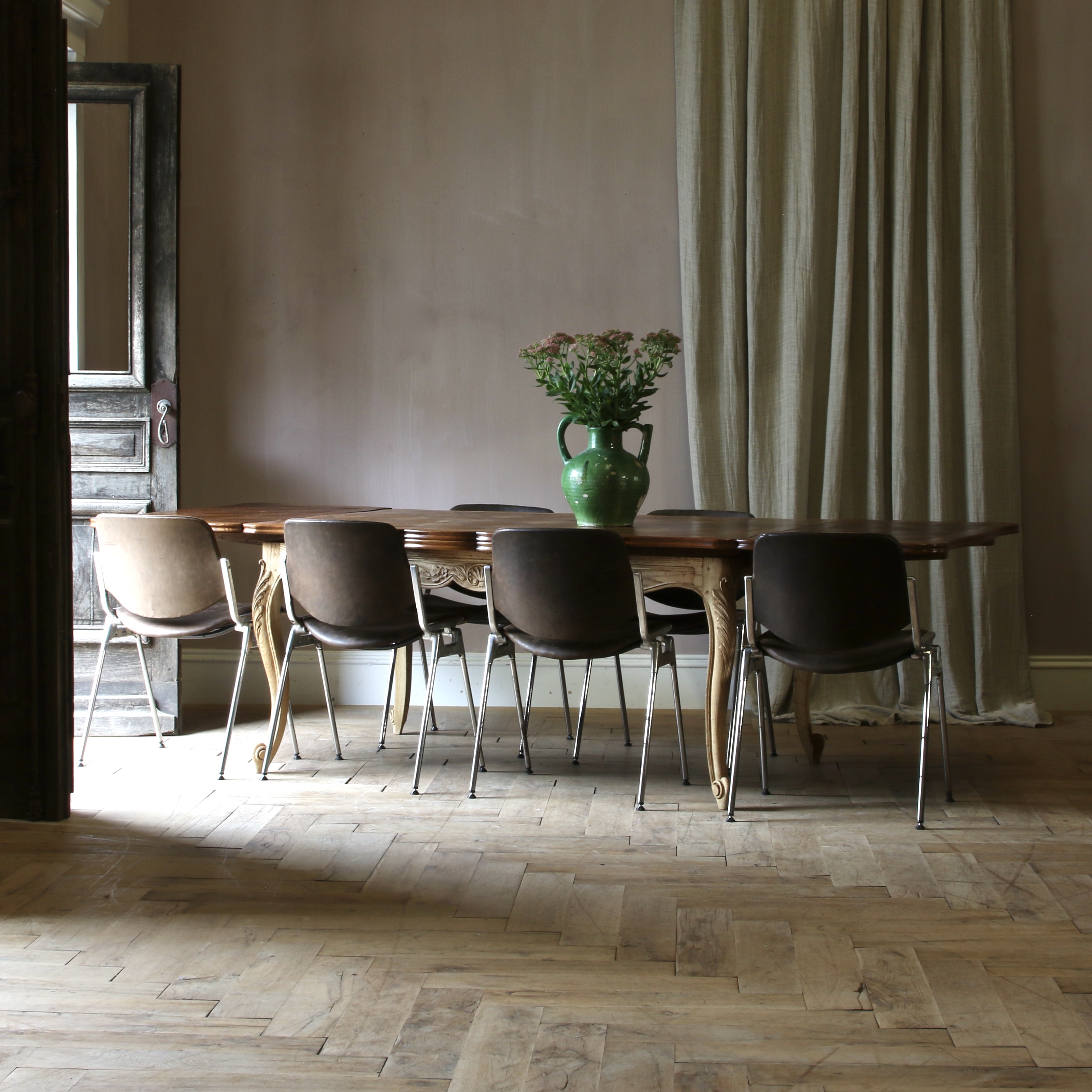 Parquet Dining Table